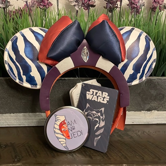Disney Accessories - 2024 Disney Parks Star Wars Ahsoka Tano Day “I Am No Jedi” Ears Headband NEW